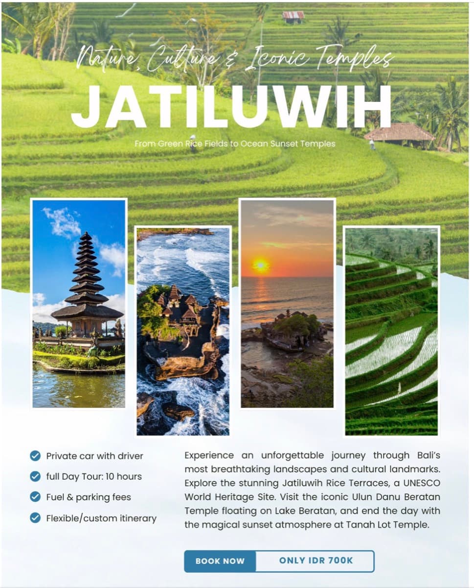 Jatiluwih package poster