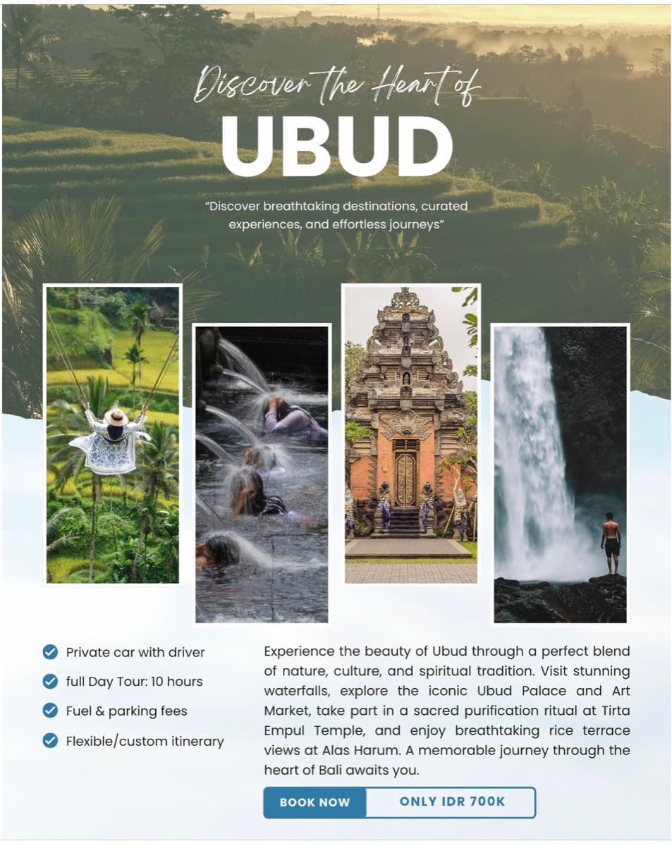 Ubud package poster